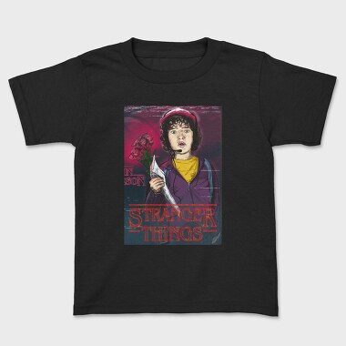 Stranger Things Roses Floral, Tricou Copii