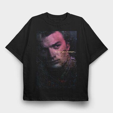 Strangers Whisper, Tricou Oversize Barbati (Unisex)