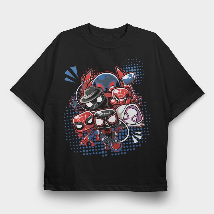 Spiderman Pop Art, Tricou Oversize Barbati (Unisex)