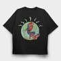 Spiderman Meditate, Tricou Oversize Barbati (Unisex)