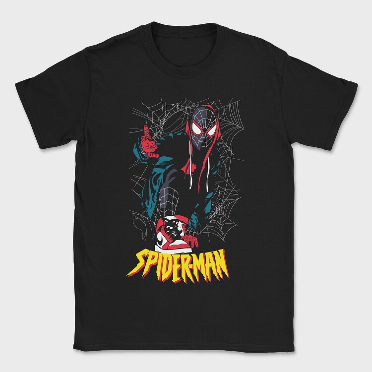 Spiderman Rock On, Tricou Barbati (Unisex)