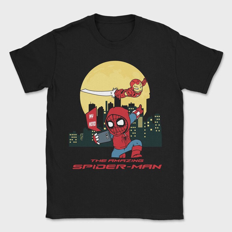 Spiderman My Hero, Tricou Barbati (Unisex)