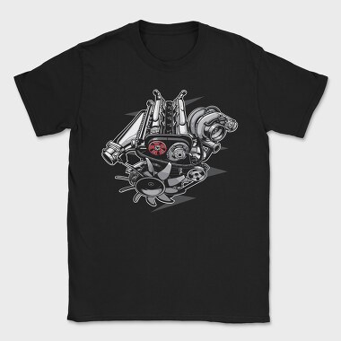 Motor Detail, Tricou Barbati (Unisex)