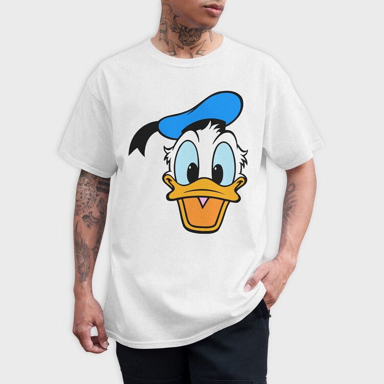 Cartoon Retro Donald Duck 6, Tricou Barbati (Unisex)