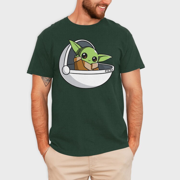 Baby Yoda 2, Tricou Barbati (Unisex)