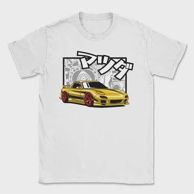 Mazda Rx7 Jdm Gold Fast Metallic, Tricou Barbati (Unisex)