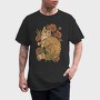 Red Cat Poppies, Tricou Barbati (Unisex)
