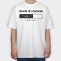 Brain Loading Bar, Tricou Oversize Barbati (Unisex)