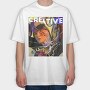 Broken Glass Creative, Tricou Oversize Barbati (Unisex)