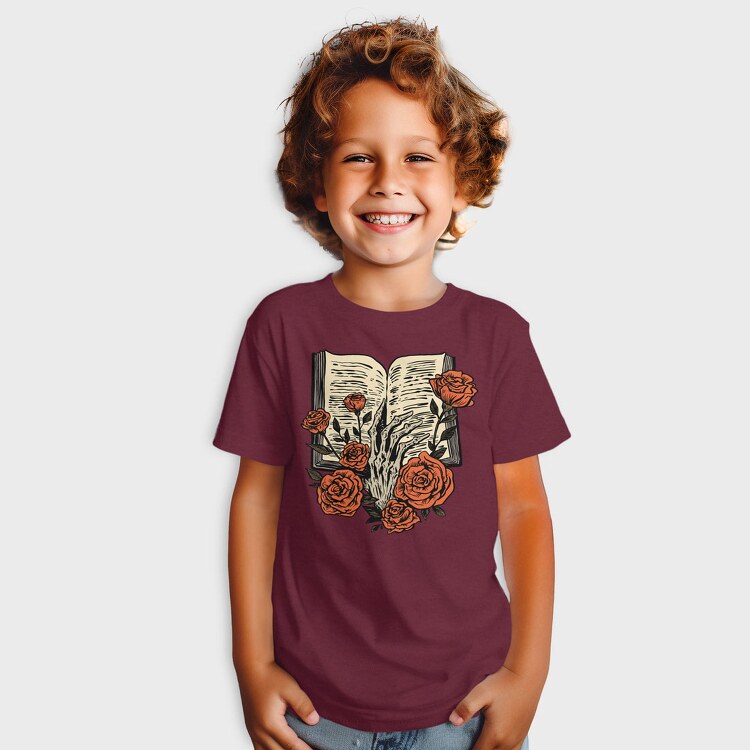 Skeleton Hand Book, Tricou Copii
