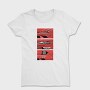 Red Car Stance Sport Modern, Tricou Femei