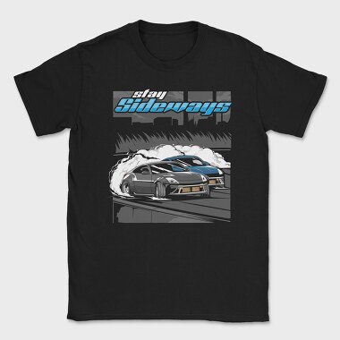 Sideways Drift Car Smoke, Tricou Barbati (Unisex)