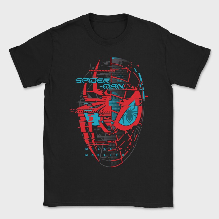 Spiderman Miles Morales, Tricou Barbati (Unisex)