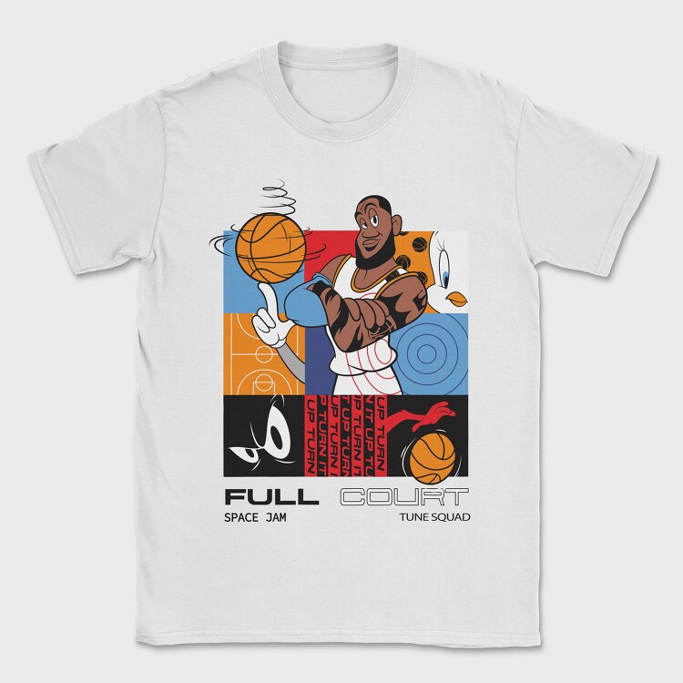 Space Jam Lebron, Tricou Barbati (Unisex)