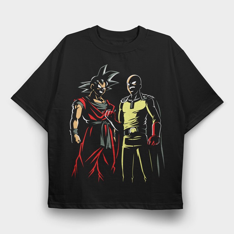 Son Goku Power, Tricou Oversize Barbati (Unisex)