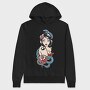 Snake Rose Beauty, Hanorac Oversize Barbati (Unisex)