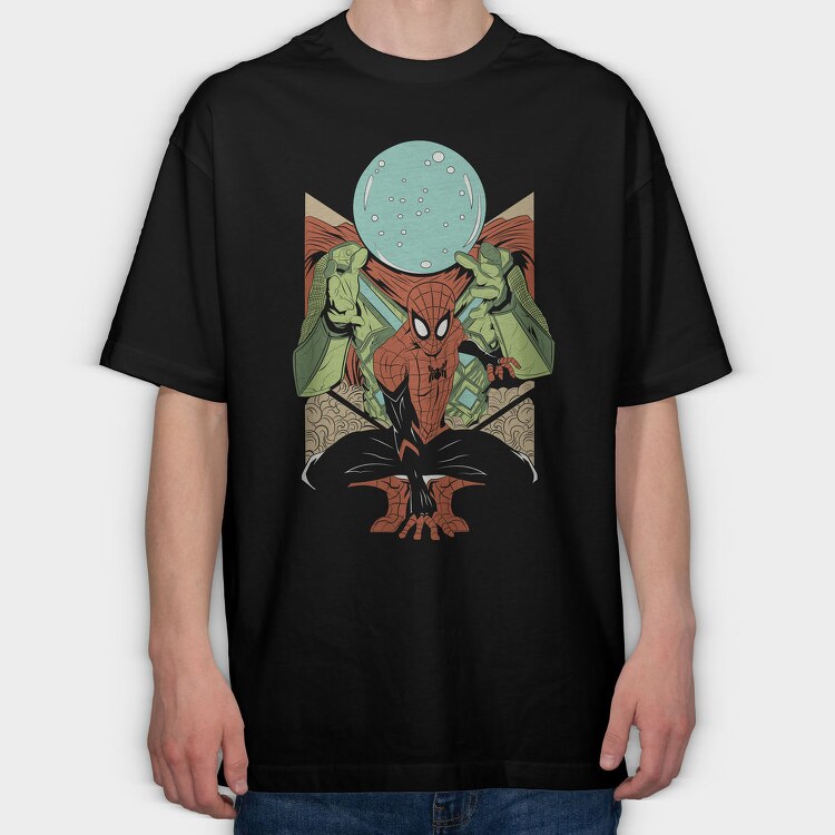 Spiderman Green Goblin, Tricou Oversize Barbati (Unisex)