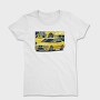 Yellow Bmw 5 Series Fast Mod, Tricou Femei
