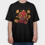 Spiderman Blast, Tricou Oversize Barbati (Unisex)