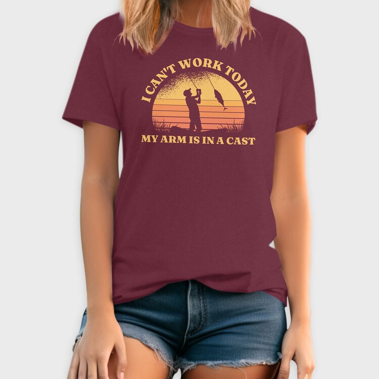 My Arm Is in a Cast Fishing, Tricou Barbati (Unisex)