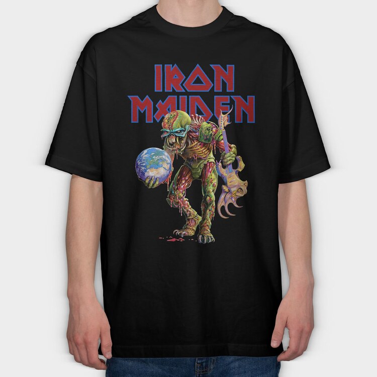 Iron Maiden 2, Tricou Oversize Barbati (Unisex)