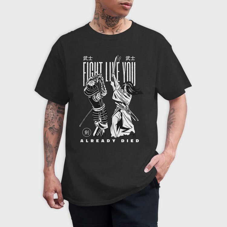 Samurai Fight, Tricou Barbati (Unisex)