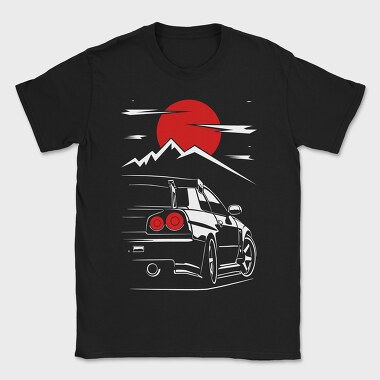 Skyline Sunset Mountain, Tricou Barbati (Unisex)