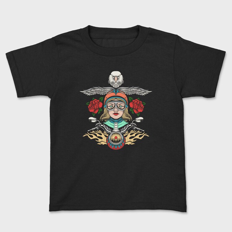 Biker Chick Rose, Tricou Copii