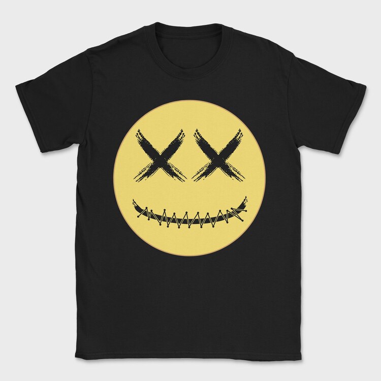 Smiley Skull, Tricou Barbati (Unisex)