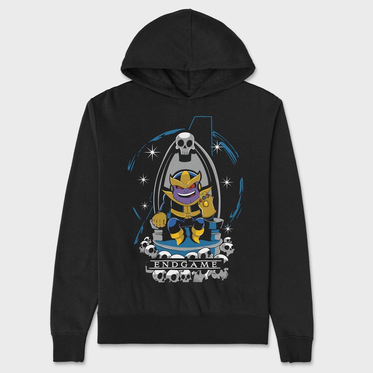 Skull Warrior, Hanorac Oversize Barbati (Unisex)