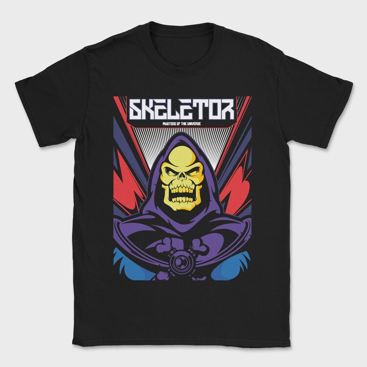 Skeletor Skull, Tricou Barbati (Unisex)