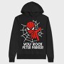 Spiderman Hand Gesture, Hanorac Oversize Barbati (Unisex)
