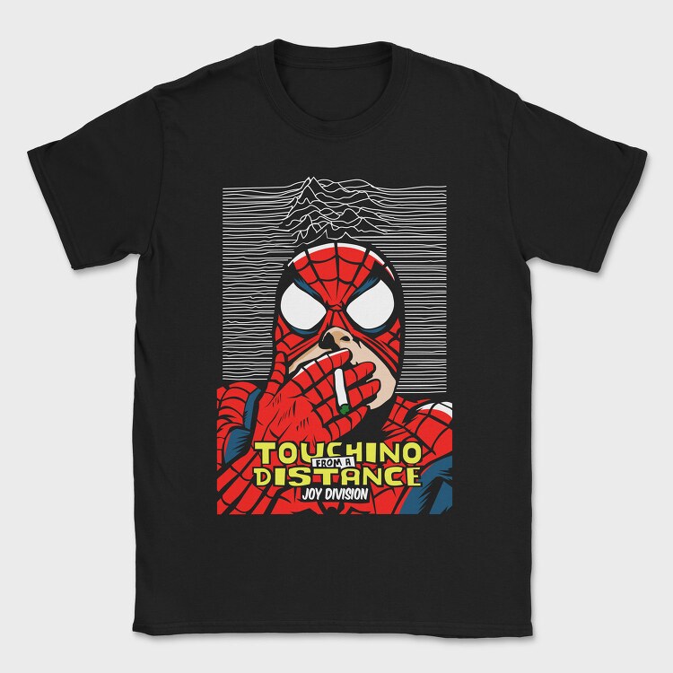 Spiderman Distance, Tricou Barbati (Unisex)