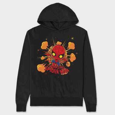 Spiderman Blast, Hanorac Oversize Barbati (Unisex)