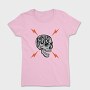 Biker Dude Skull, Tricou Femei