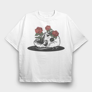 Blooming Death, Tricou Oversize Barbati (Unisex)