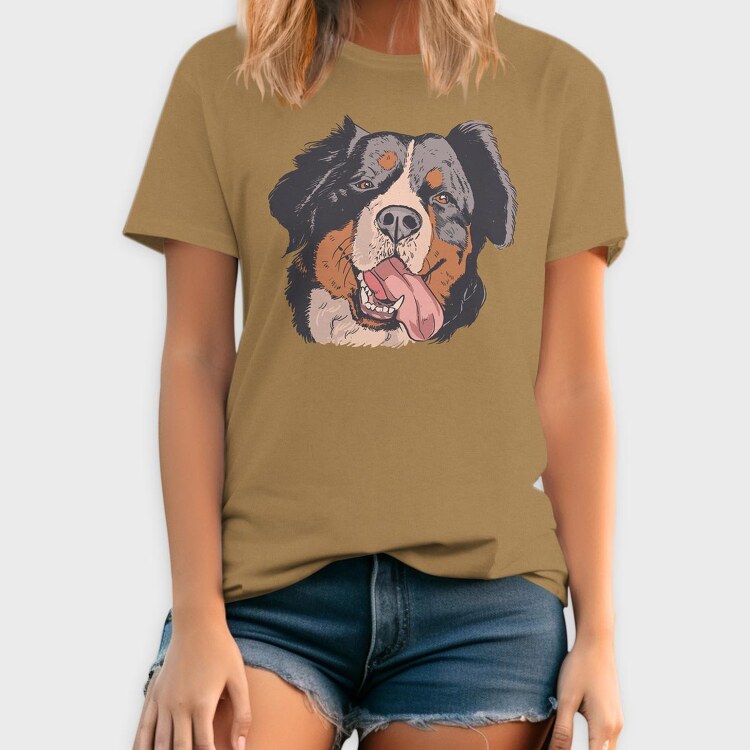 Bernese Mountain Dog, Tricou Barbati (Unisex)