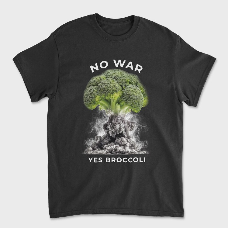 No War Yes Brocoli, Tricou Barbati (Unisex)
