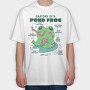 Frog Cute Anatomy, Tricou Oversize Barbati (Unisex)