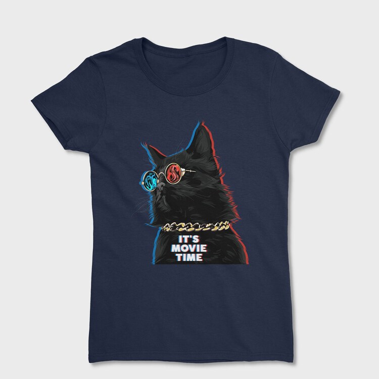 Cat Movie Time, Tricou Femei