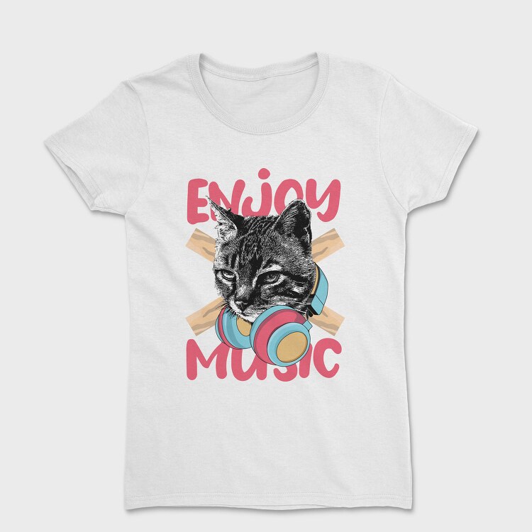 Cat Music Vibes, Tricou Femei