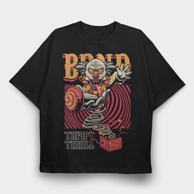 Clown Spring Thrill, Tricou Oversize Barbati (Unisex)