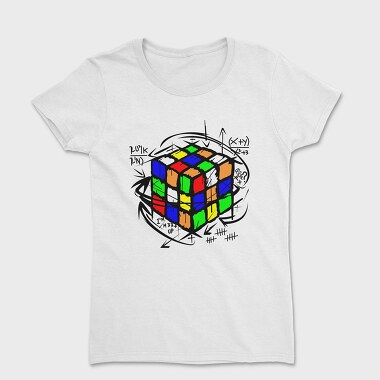 Color Block Cube, Tricou Femei