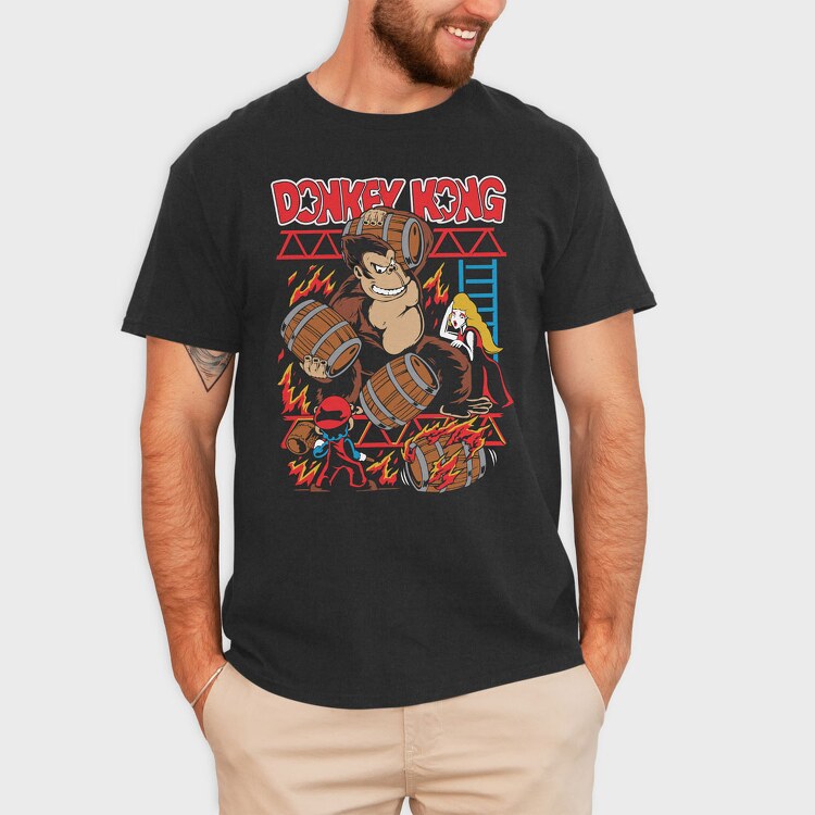 Donkey Kong, Tricou Barbati (Unisex)