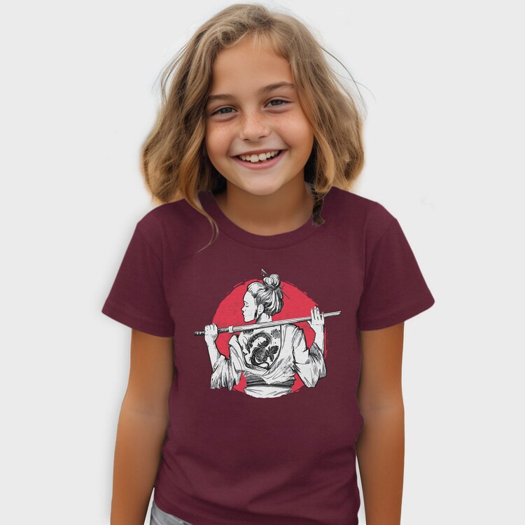 Samurai Girl Tattoo, Tricou Copii