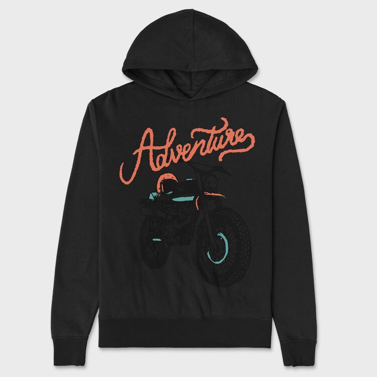 Adventure Quest Vibes, Hanorac Oversize Barbati (Unisex)