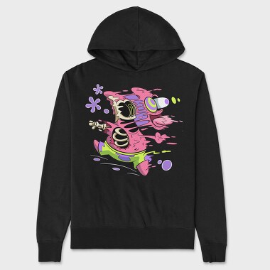 Alien Splash Vibes, Hanorac Oversize Barbati (Unisex)