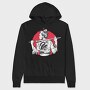Samurai Girl Tattoo, Hanorac Oversize Barbati (Unisex)