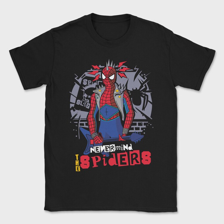 Spider Rock Star, Tricou Barbati (Unisex)