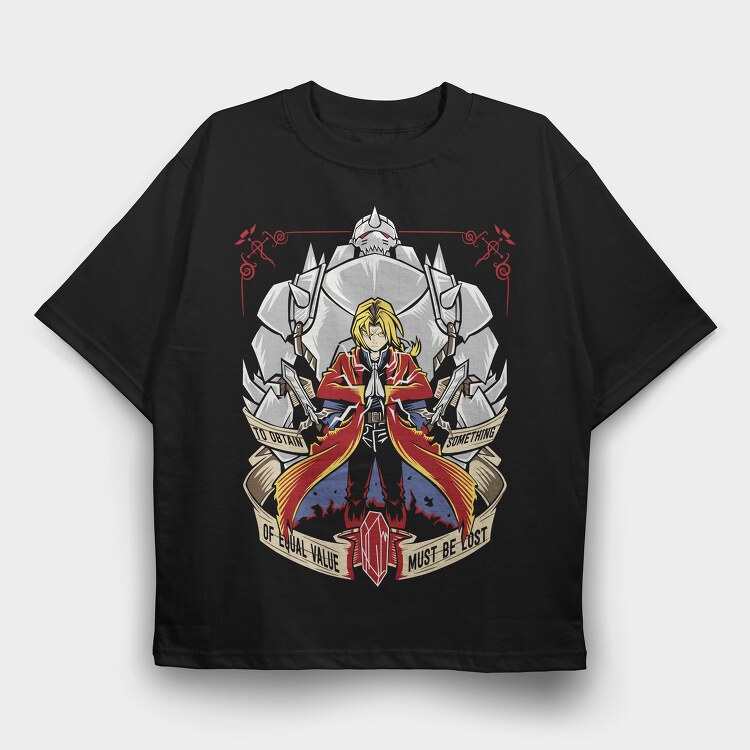Red Dragon Quest, Tricou Oversize Barbati (Unisex)